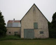 Side elevation with ca1950 addition; Province of PEI, F. Pound, 2009