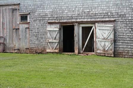 South elevation doors