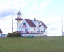 General view of Cap de la Madeleine Lighthouse in summer; Arlette Fortin