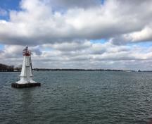 General view of Walpole Island Lower A32 Lighthouse; Walpole Island First Nation \ Première Nation Walpole Island, E. Thomas, 2016.