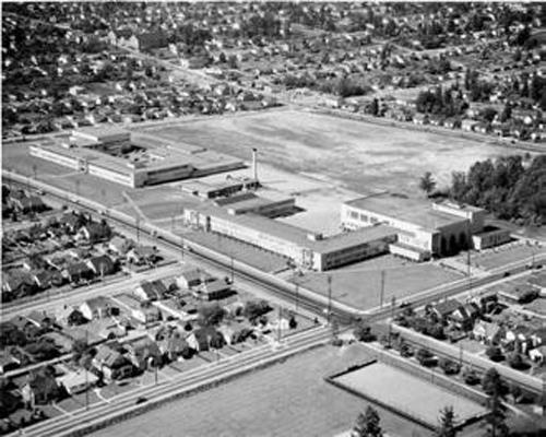 Former site of New Westminster Historic Chinese Cemetery, 1962