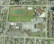New Westminster Secondary School site, 2015.; BC Heritage Branch, 2015