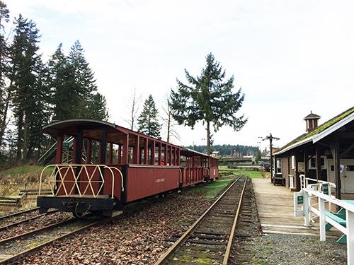 Exterior view of train