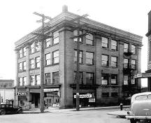 Exterior view of the Cliff Block, nd; New Westminster Public Library, NWPL 1250