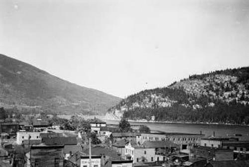Early view of Nelson's Chinatown, circa 1900-1910