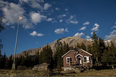 Windy Lodge Warden Cabin in its setting.
