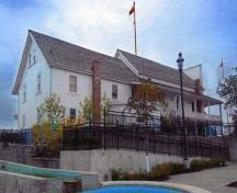 View of the side façade of the Abbotsford Sikh Temple National Historic Site of Canada, 2002.; Khalsa Diwan Society, Abbotsford