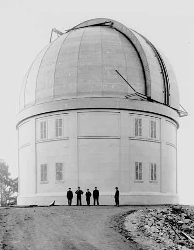 Side view of the Observatory.
