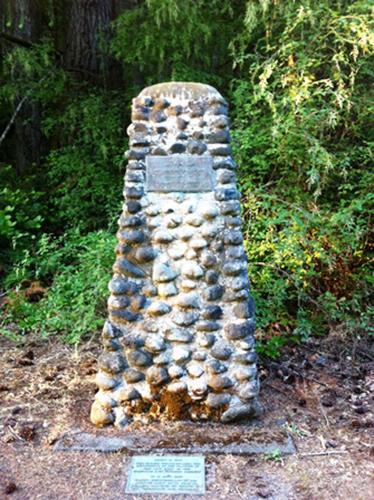 Front view of cairn, 2015