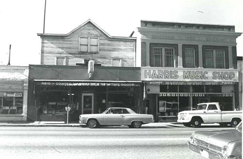 Historic exterior front view, c. 1965