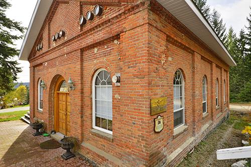 Front and side of building
