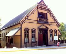 Exterior view of Rossland Miners Union Hall; City of Rossland