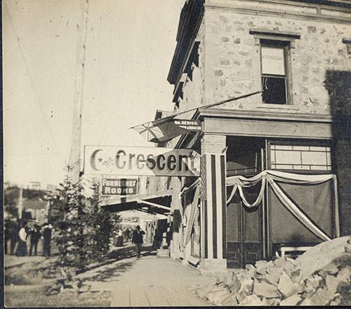 Exterior oblique view, c 1897