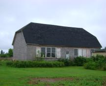 Glenaladale School, side elevation; Province of PEI, C Stewart 2013