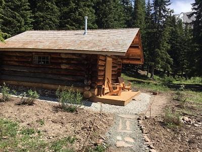 Wolverine Cabin, west elevation