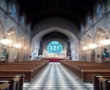 Interior view of St. John the Baptist Anglican Cathedral, June 2016; David M. Tulett (with authorization | avec autorisation)