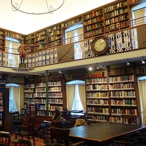 View of the library.