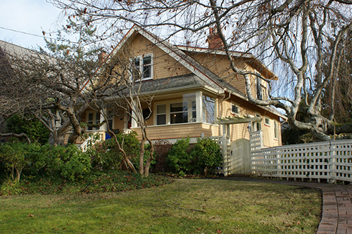 Exterior front elevation, 2018
