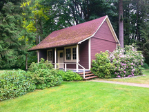 Fairbridge Schoolhouse, side view, 2015; Cowichan Valley Regional District