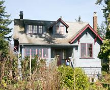 832 Cumberland Cresecent, exterior view 2005; City of North Vancouver, 2005