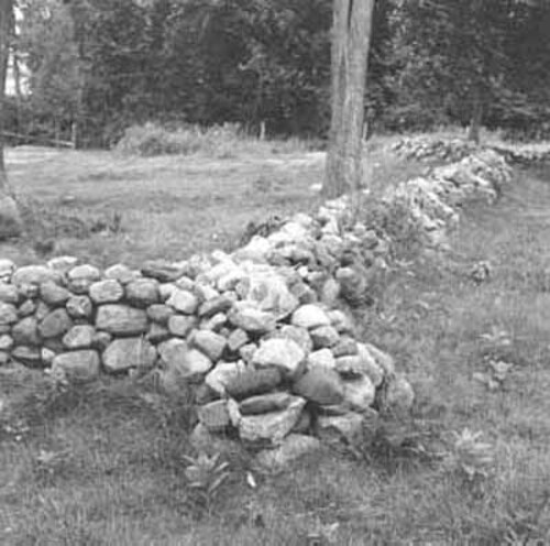 des murs qui délimitent le fort, 1920