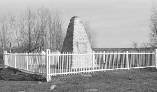 HSMBC plaque and cairn