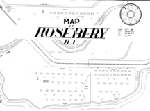 Map of Rosebery; Nikkei National Museum and Cultural Centre 1995-129-1-2