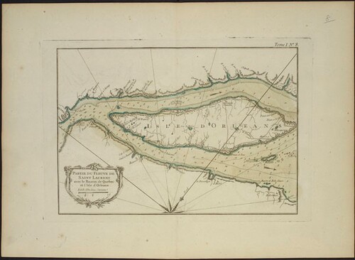 Carte de l’Île d’Orléans, 1764