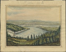Watercolour of St. John Harbour, ca. 1809; Library and Archives Canada | Bibliothèque et Archives Canada, Acc. No. 1986-47-1
