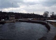 One of the Rideau Canal National Historic Site of Canada locks.; Parks Canada Agency / Agence Parcs Canada