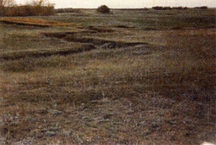 Traces d'un fossé de communication; Parks Canada / Parcs Canada, 1993 (Grant Tyler)