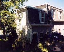 Rear and side elevations, Johnstone Chittick House, Dartmouth, Nova Scotia, 2004.; HRM Planning and Development Services, Heritage Property Program, 2004.