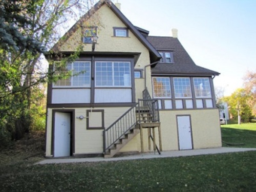 Rear of the house
