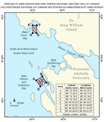 Map of the designated place