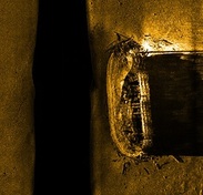 A sonar scan image of HMS Erebus at the time of discovery, September 2014; Parks Canada | Parcs Canada