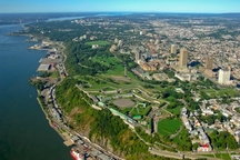 Aerial view of the Québec Citadel in 2007.; Parks Canada Agency | Agence Parcs Canada