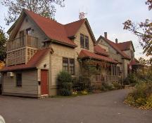 Showing new additions to the north of the original house; City of Charlottetown, Natalie Munn, 2005