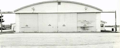 Vue générale du hangar 11.