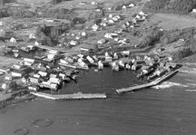 Photo aérienne de l'anse; Parks Canada | Parcs Canada 1996  (HRS 1075)