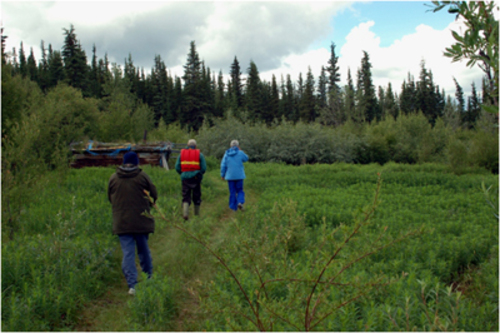 Charlie Smith’s trapping cabin at T’äw Tà’är