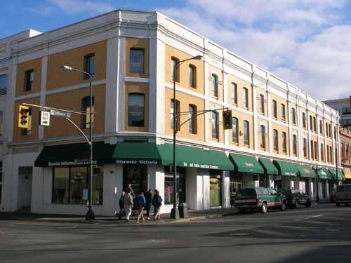 West and south facades