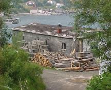 Exterior photo of front and right side of Bond Store, Woody Point, NL.; Town of Woody Point 2005