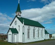 St. Joseph's Roman Catholic Church, Bonavista, restored in the summer of 2004.; HFNL 2004