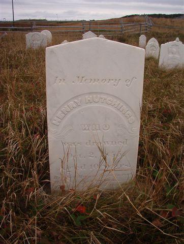 Headstone, Old Anglican Cemetery, Cow Head, NL.