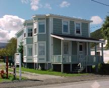 Exterior view of front and left side of Blanchard House, Woody Point, NL.; Town of Woody Point 2005.