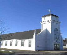 Church of the Immaculate Conception, east and south elevations, 2004.; Village of Rexton
