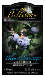 Belliveau Orchards' Blueberry Wine / Vin aux bleuets des Vergers Belliveau
